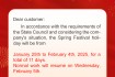 2025 Spring Festival holiday notice